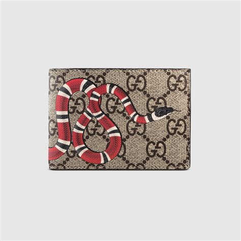 vintage gucci supreme wallet|Gucci wallet snake original.